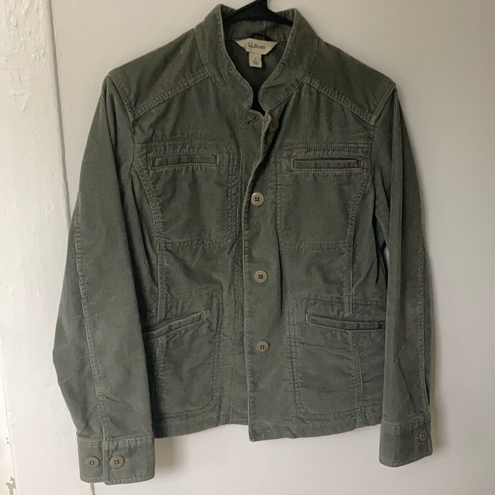 LL Bean Corduroy Button-Down Jacket - SP